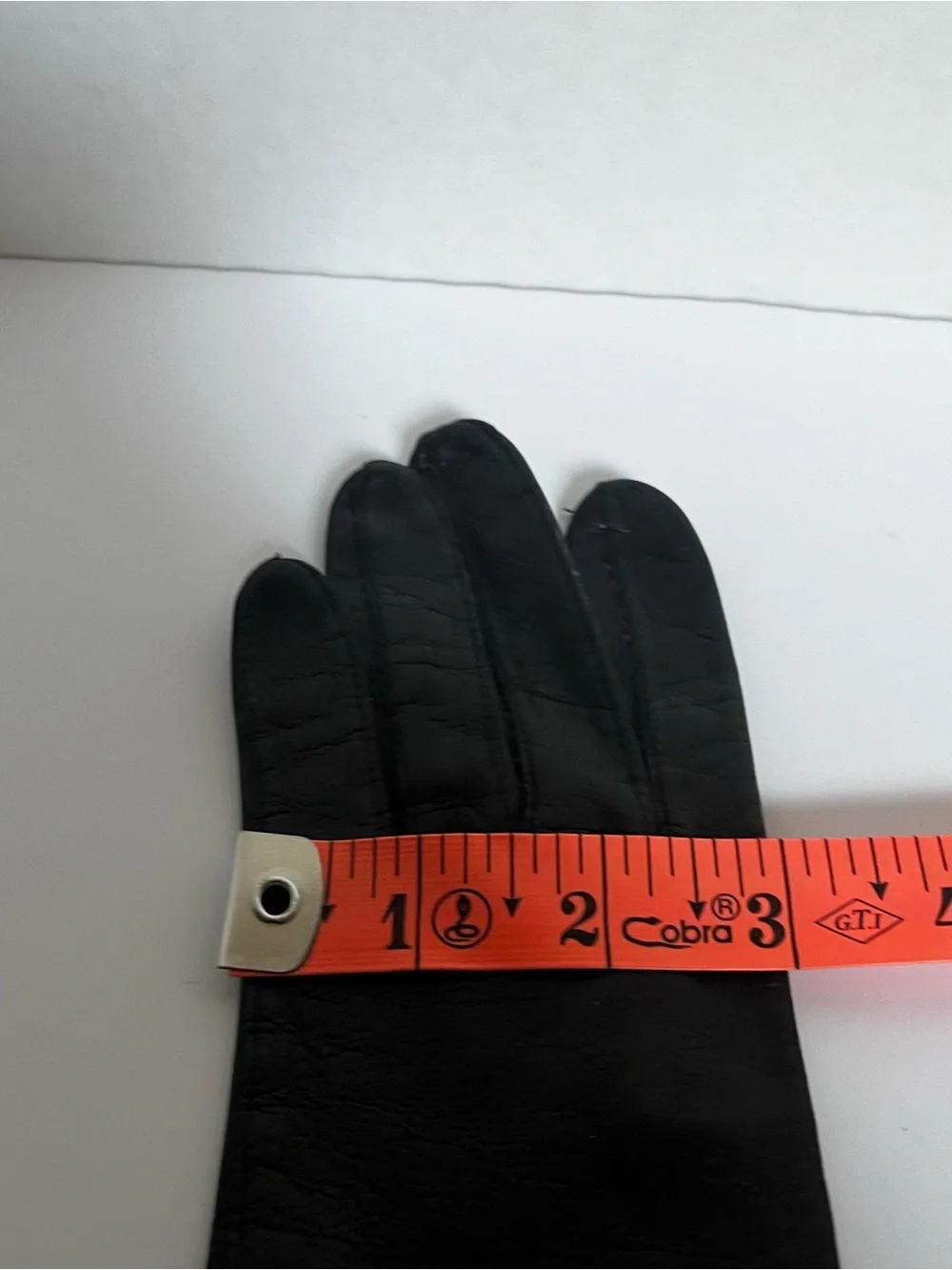 Vintage Van Raalte Silk Lined Long 13” Leather Gloves